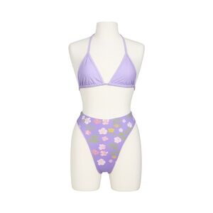 Highrise Floral PacSun Bottoms/Triangle Top By Skinny Dip Bikini